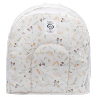 پشه بند مسافرتی کوچک طرح برگ بلوط رنگ کرم ایسیز