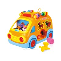 اتوبوس لگو حیوانات کد 988 هولی تویز Huile Toys