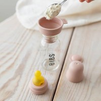 شیشه شیر پیرکس 110 میل رنگ طوسی فاقد جعبه بیبز Bibs