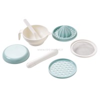 ست غذاساز دستی 7 تکه رنگ سبز رووکو Rovco