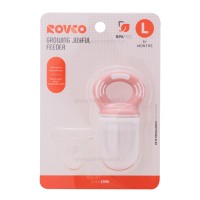 پستانک میوه خوری درب دار رووکو Rovoco صورتی