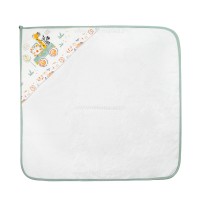 سرویس حوله 4 تیکه جعبه ای طرح حیوانات رنگ سبز Papo