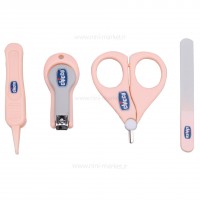 ست مانیکور طرح خرس رنگ صورتي چيکو Chicco