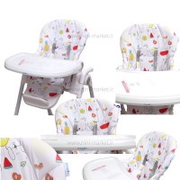 صندلی غذا طرح میوه ای رنگ قرمز بیبی فورلایف Baby4life