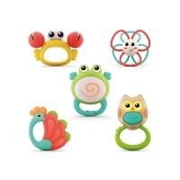 پک جغجغه دندانگیر 5 تیکه Huile toys