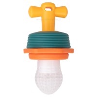 پستانک میوه خوری سیلیکونی پیچی رنگ نارنجی رووکو Rovco