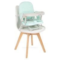 صندلی غذا پرتابل مدل PAPPO رنگ سبز کیکابو KIKKABOO