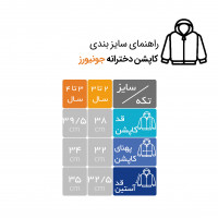 کاپشن دخترانه رنگ زرشکی برند Juniors
