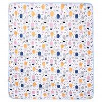 زیرانداز تعویض طرح بالن رنگ آبی سایز بزرگ ایسیز