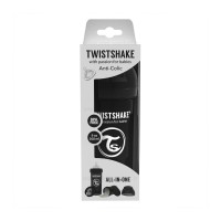 شیشه شیر آنتی کولیک 260 میل مشکی تویست شیک Twistshake