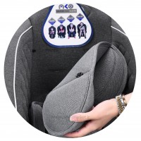 صندلي ماشين مدل متيار 25-0 کيلو رنگ کامل طوسي روشن AKO