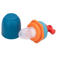 پستانک میوه خوری سیلیکونی پیچی رنگ سرمه ای رووکو Rovco