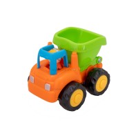 ماشین قدرتی کامیون هولی تویز huile toys رنگ نارنجی