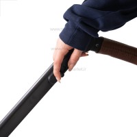 ست کالسکه بیب Babe مدل متال رنگ طوسی بدنه مشکی کروم