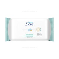 دستمال مرطوب کودک داو Dove مدل sensitive moisture بسته 50 عددی