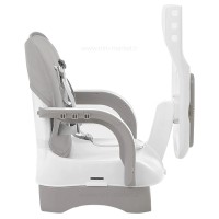 صندلی غذا پرتابل جدید رنگ طوسی کیکابو Kikkaboo